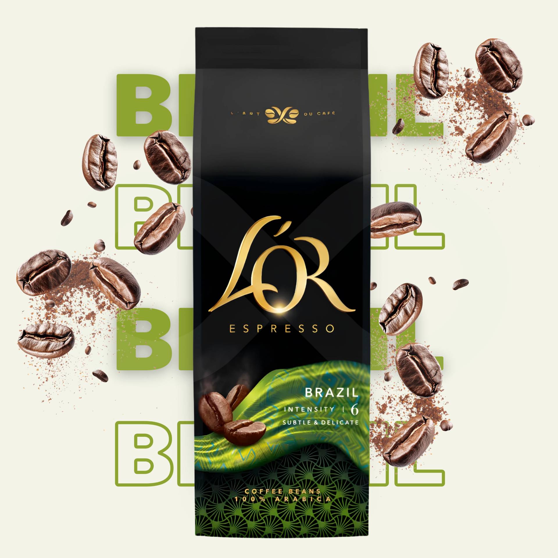 L´OR® Café en Grano Espresso Brazil 500g