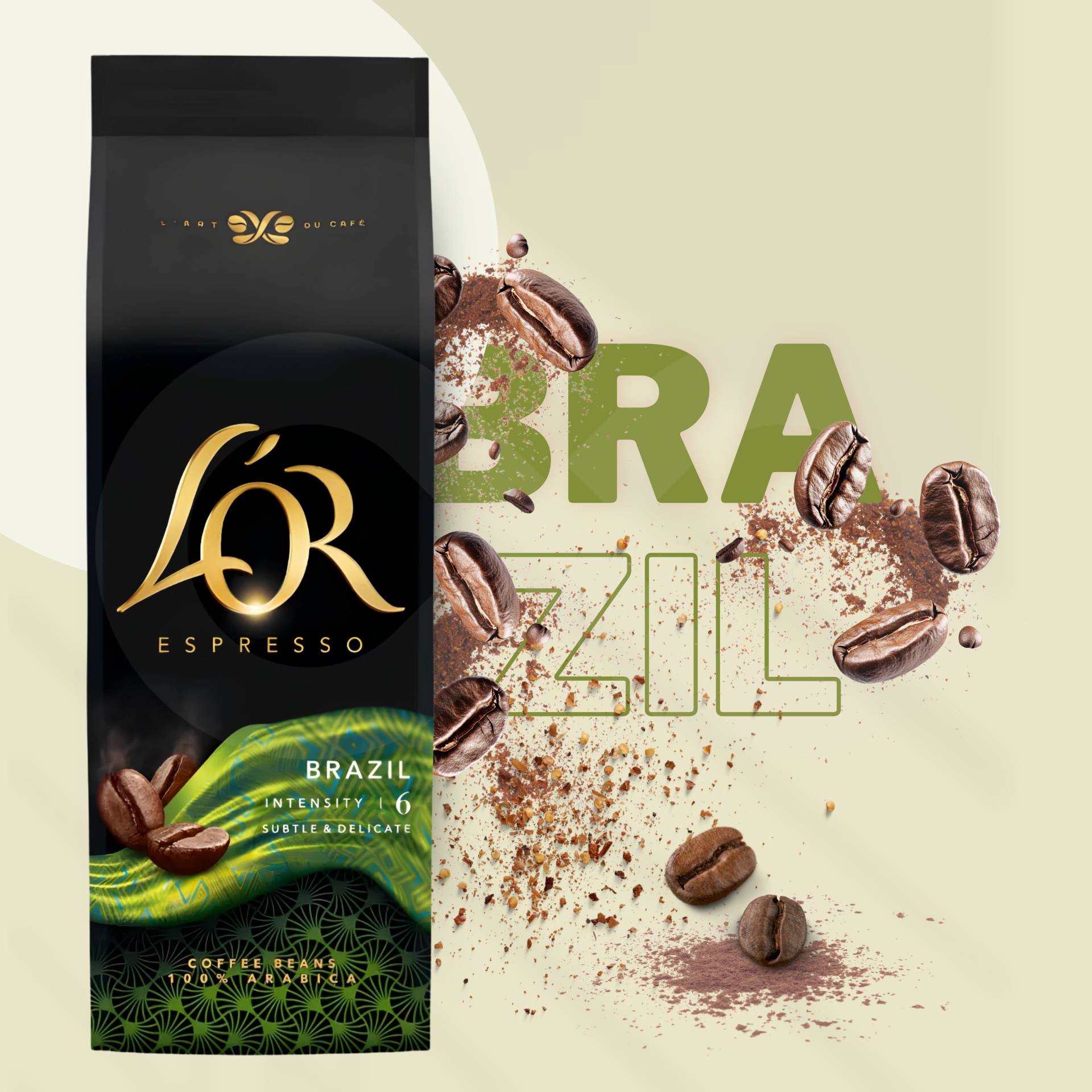 L´OR® Café en Grano Espresso Brazil 500g