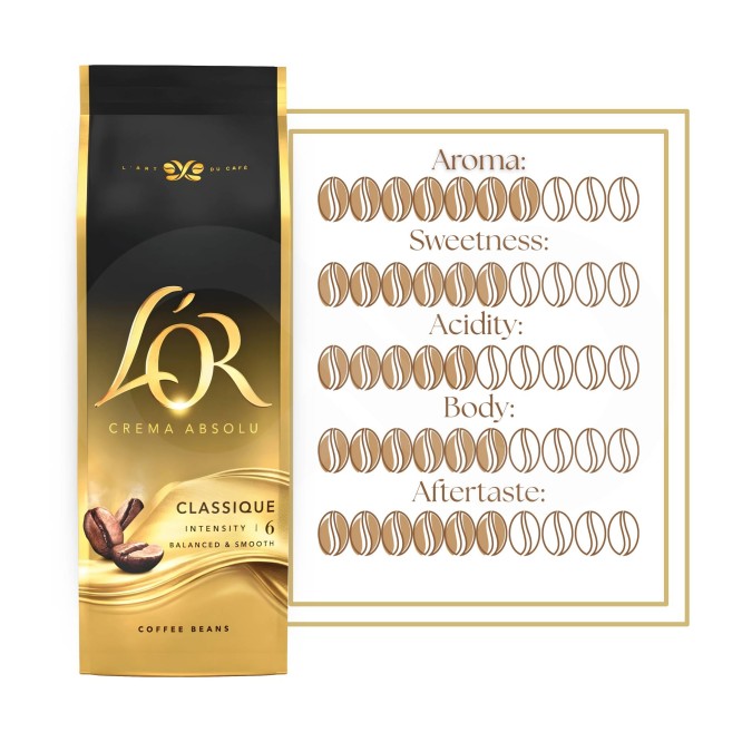 L´OR® Café em Grão Espresso Classique 500g