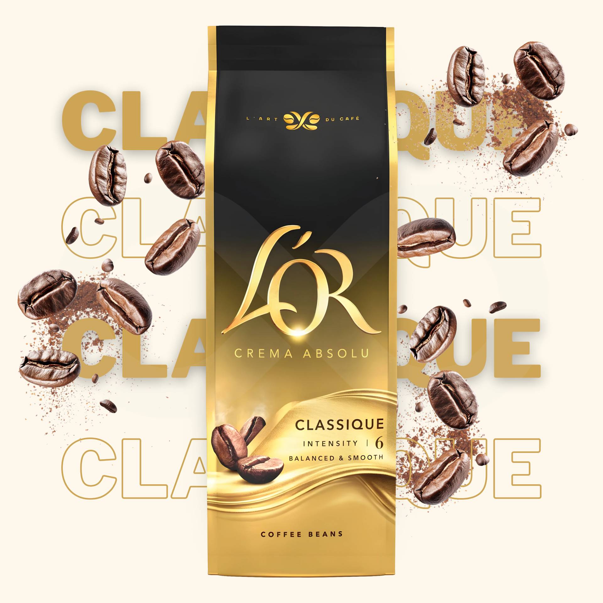 L´OR® Café em Grão Espresso Classique 500g
