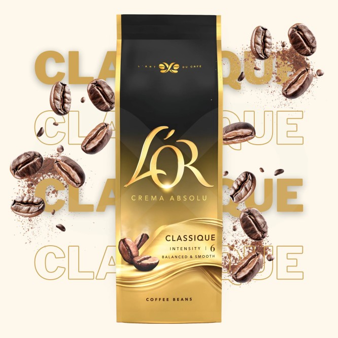 L´OR® Café em Grão Espresso Classique 500g