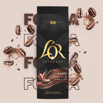 L�OR� Caf� em Gr�o Espresso Forza 500g