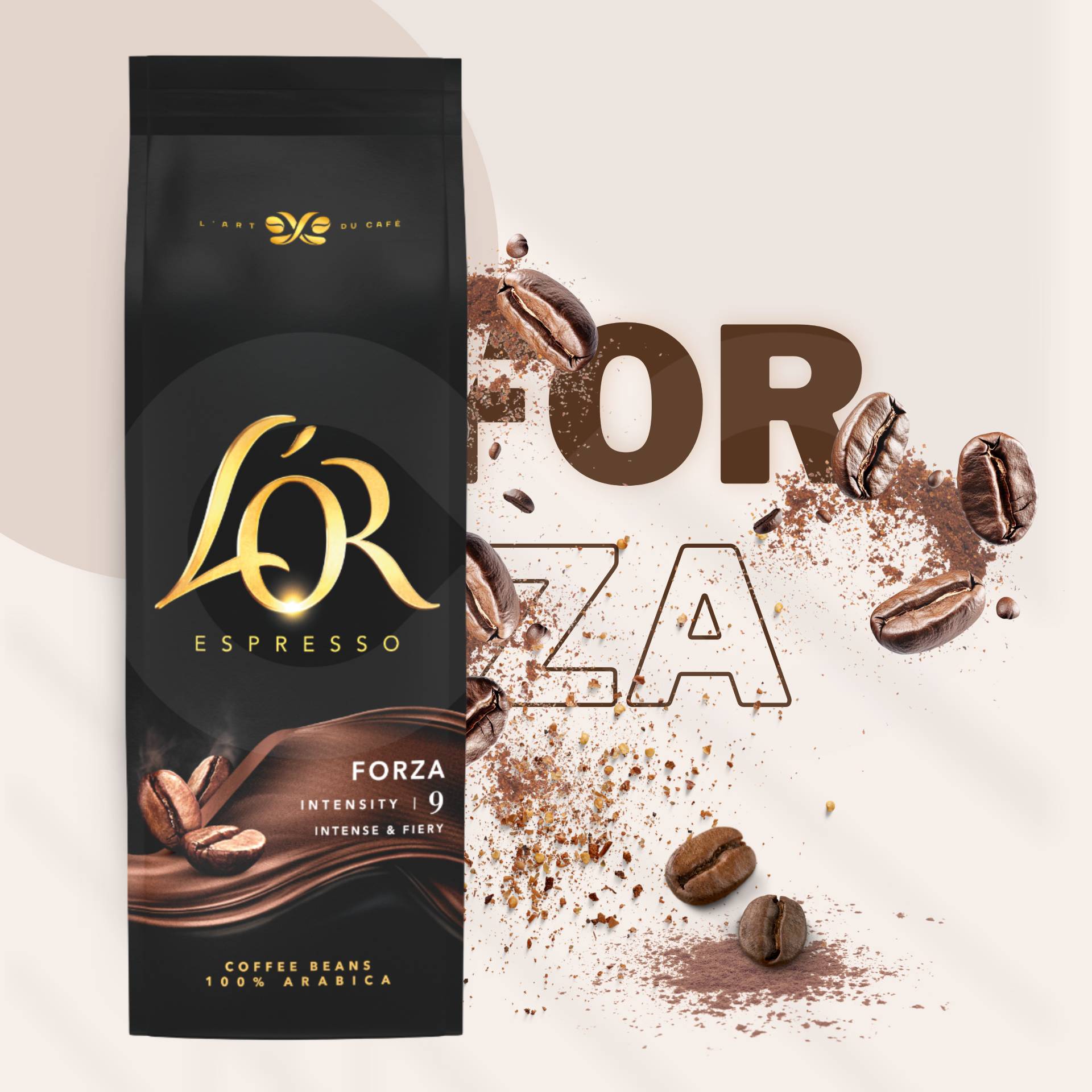 L´OR® Café em Grão Espresso Forza 500g