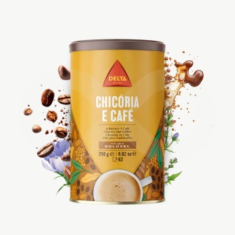 DELTA CAFÉS® Kawa Rozpuszczalna Chicória E Café 250g