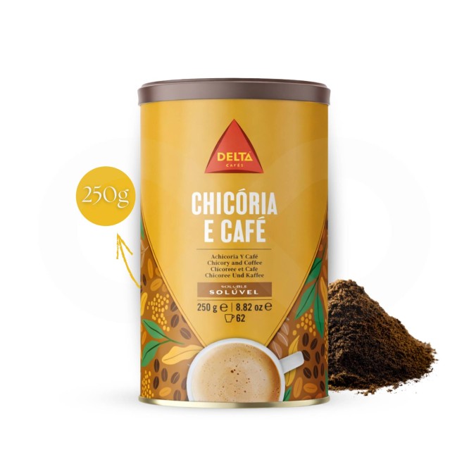 DELTA CAFÉS® Kawa Rozpuszczalna Chicória E Café 250g