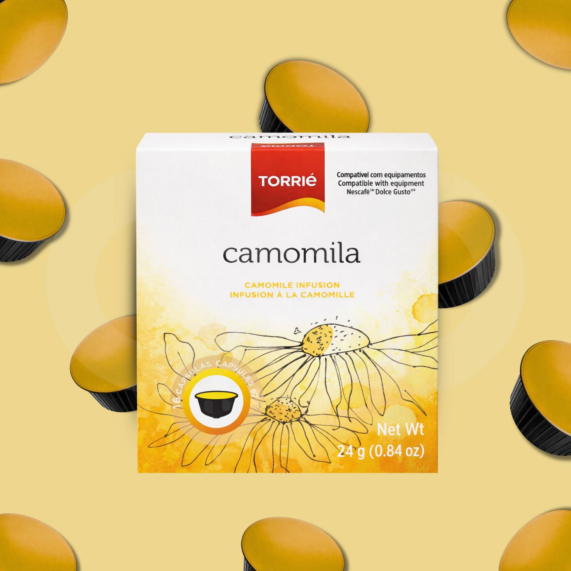 TORRIE® Capsule Dolce Gusto Alla Camomilla 16 pz.