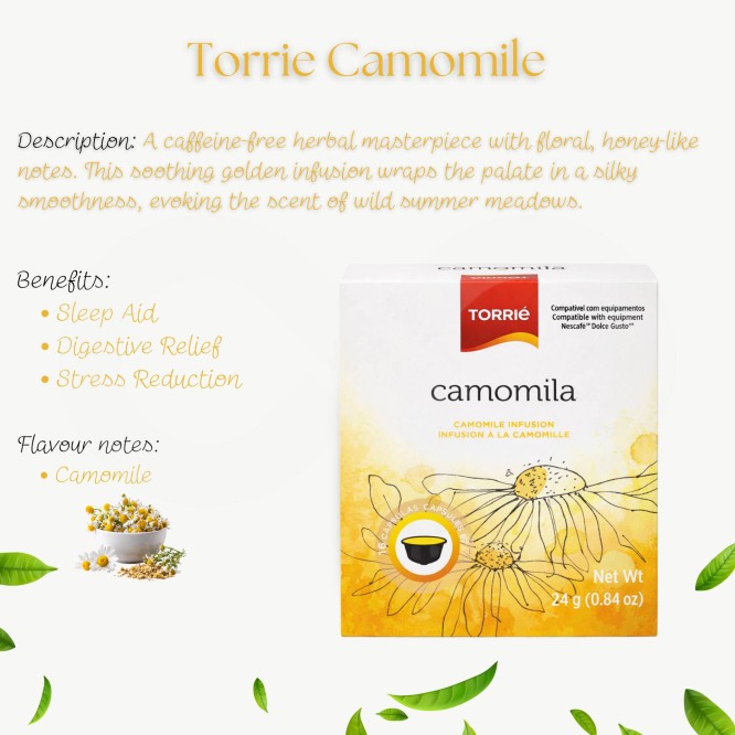 TORRIE® Capsule Dolce Gusto Alla Camomilla 16 pz.