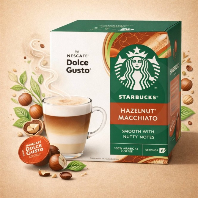 STARBUCKS� Dolce Gusto Hazelnut Macchiato 6 unidades