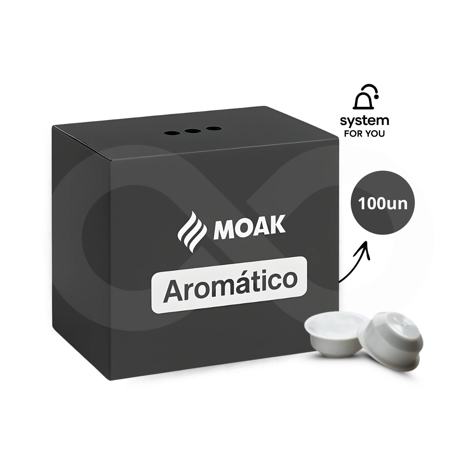 MOAK® Cápsulas ForYou Aromatico 100 uds.