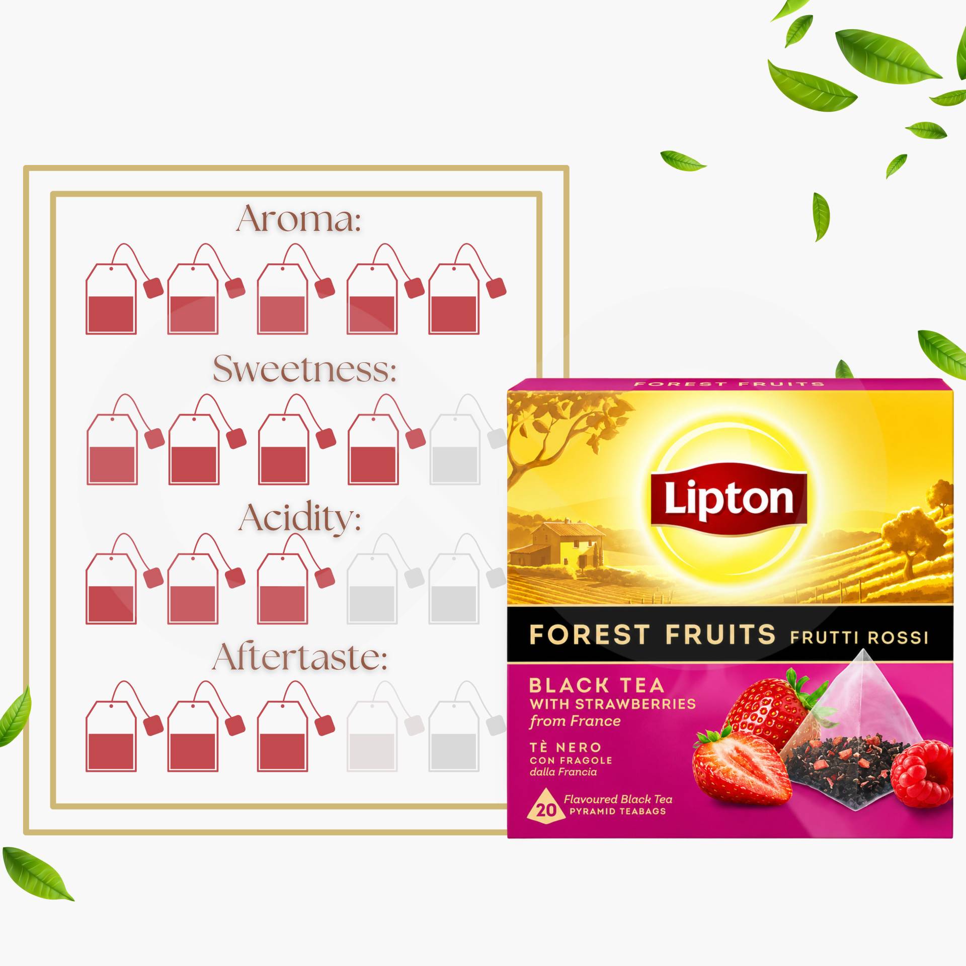 LIPTON® Tee Forest Fruits 20 Stk.