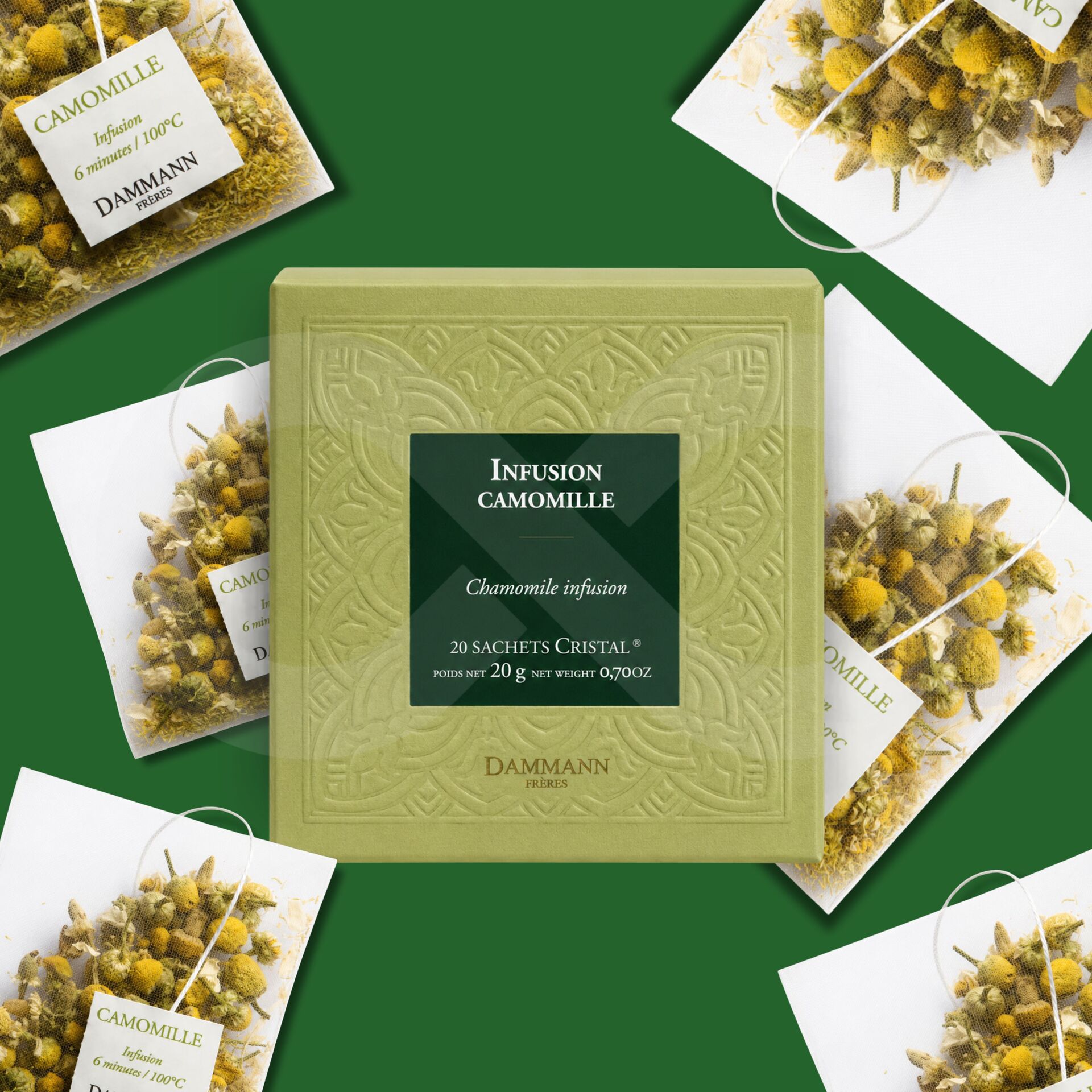 DAMMANN FRÈRES® Té Infusion Camomille 20 uds.