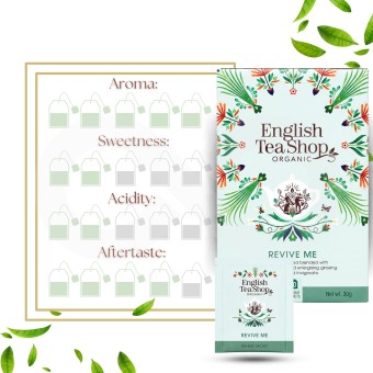 ENGLISH TEA SHOP Chá Revive Me 20 Unidades
