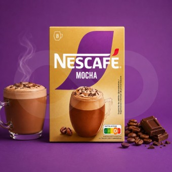 NESCAFɮ Oploskoffie Oplosbaar Cappuccino Mocha 8 st.