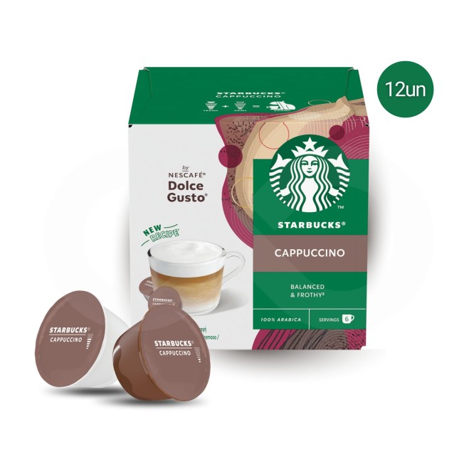 STARBUCKS® Capsules Dolce Gusto Cappuccino 6 u.