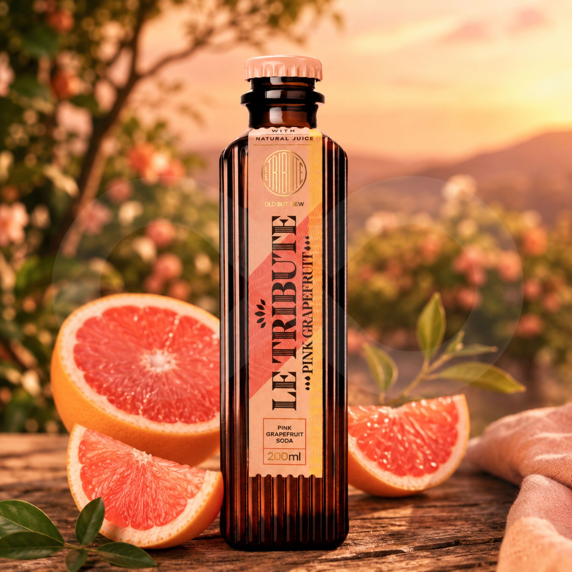 LE TRIBUTE® Pink Grapefruit Soda 200ml