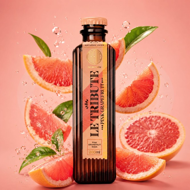 LE TRIBUTE® Pink Grapefruit Soda 200ml