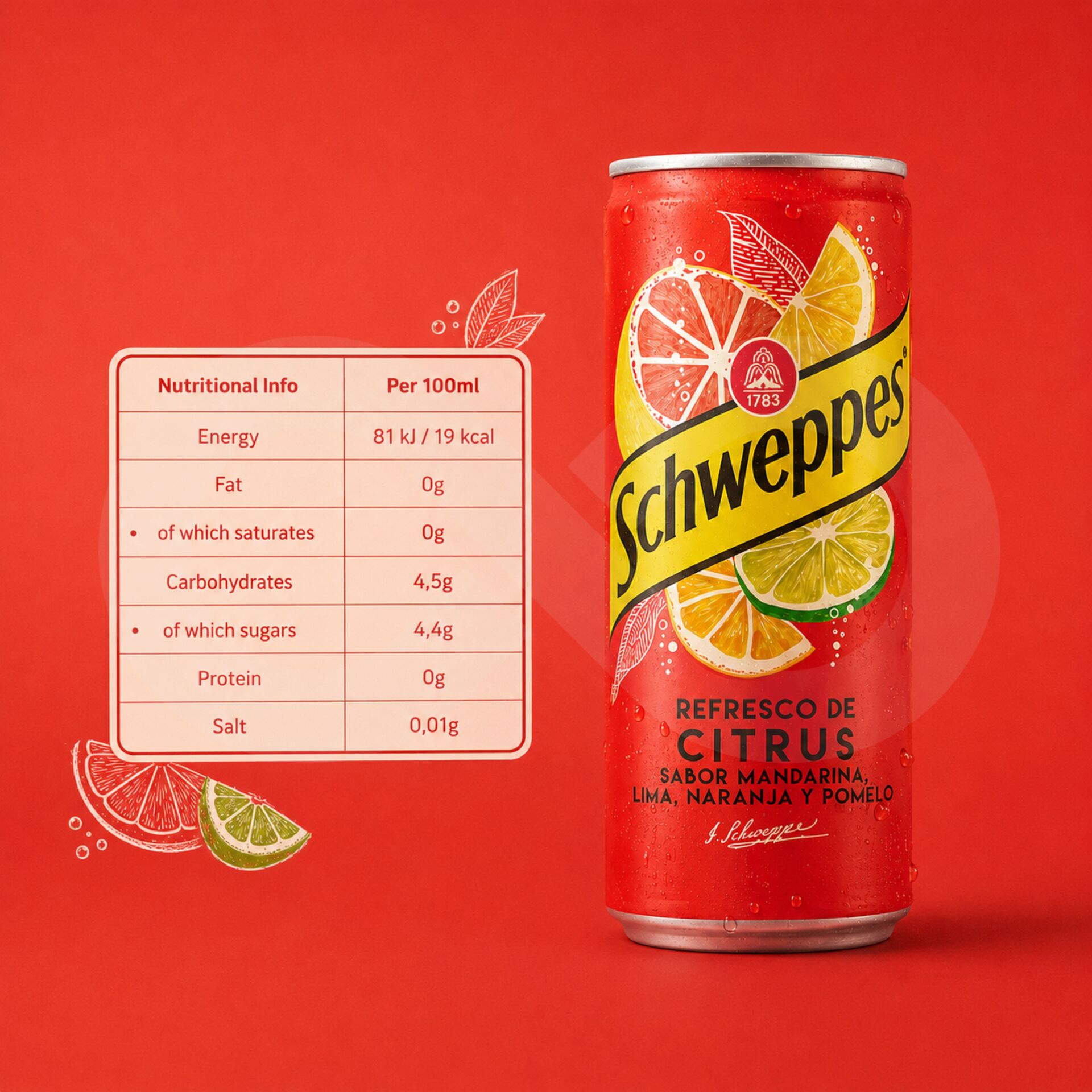SCHWEPPES® Citrus Tonic Water 330ml