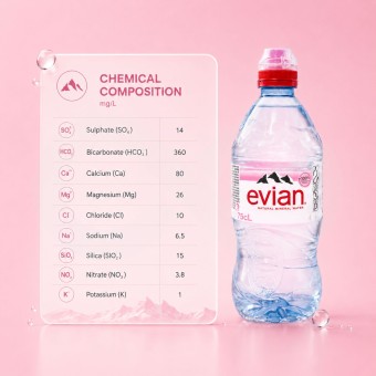 EVIAN® Eau Minérale Naturelle 750ml