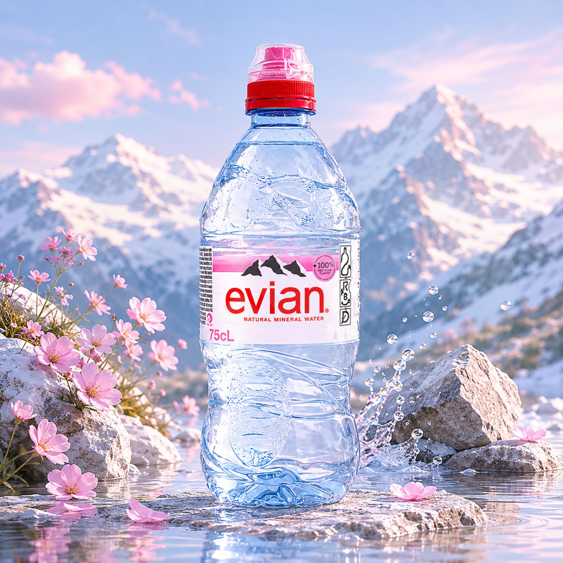 EVIAN® Eau Minérale Naturelle 750ml