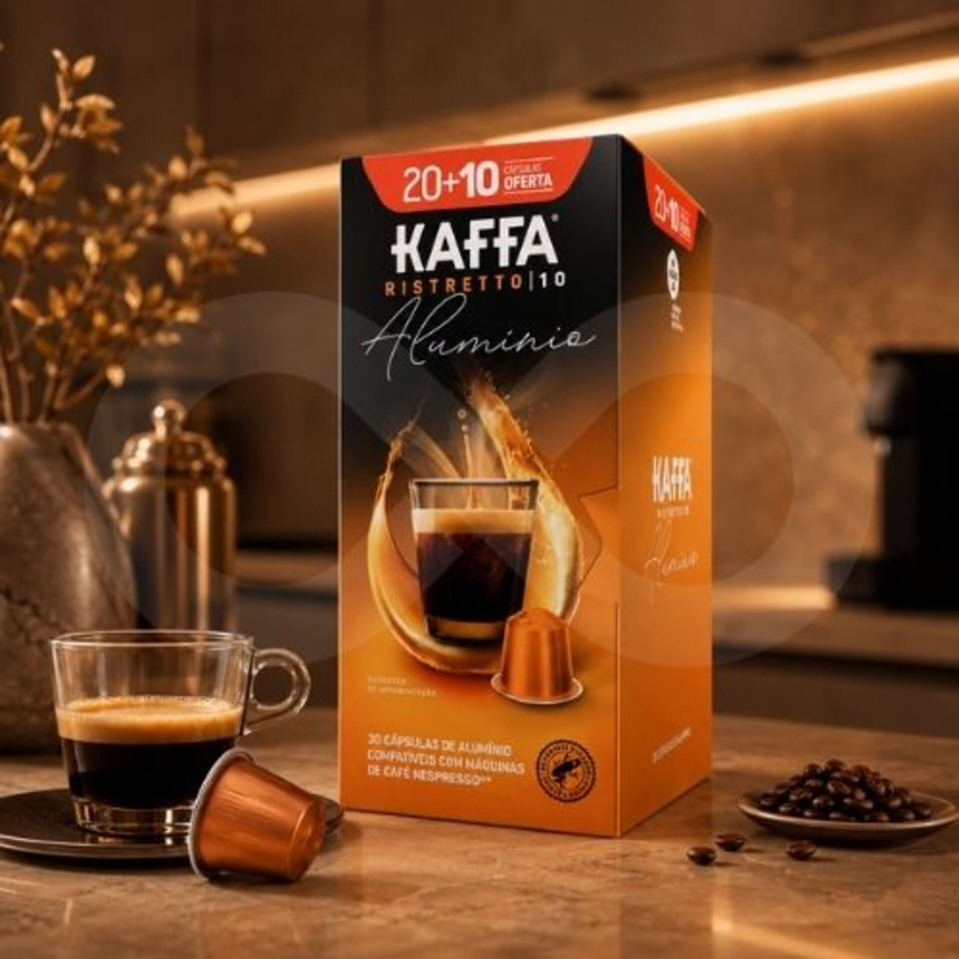 KAFFA® Capsules Nespresso Ristretto XL 30 u.
