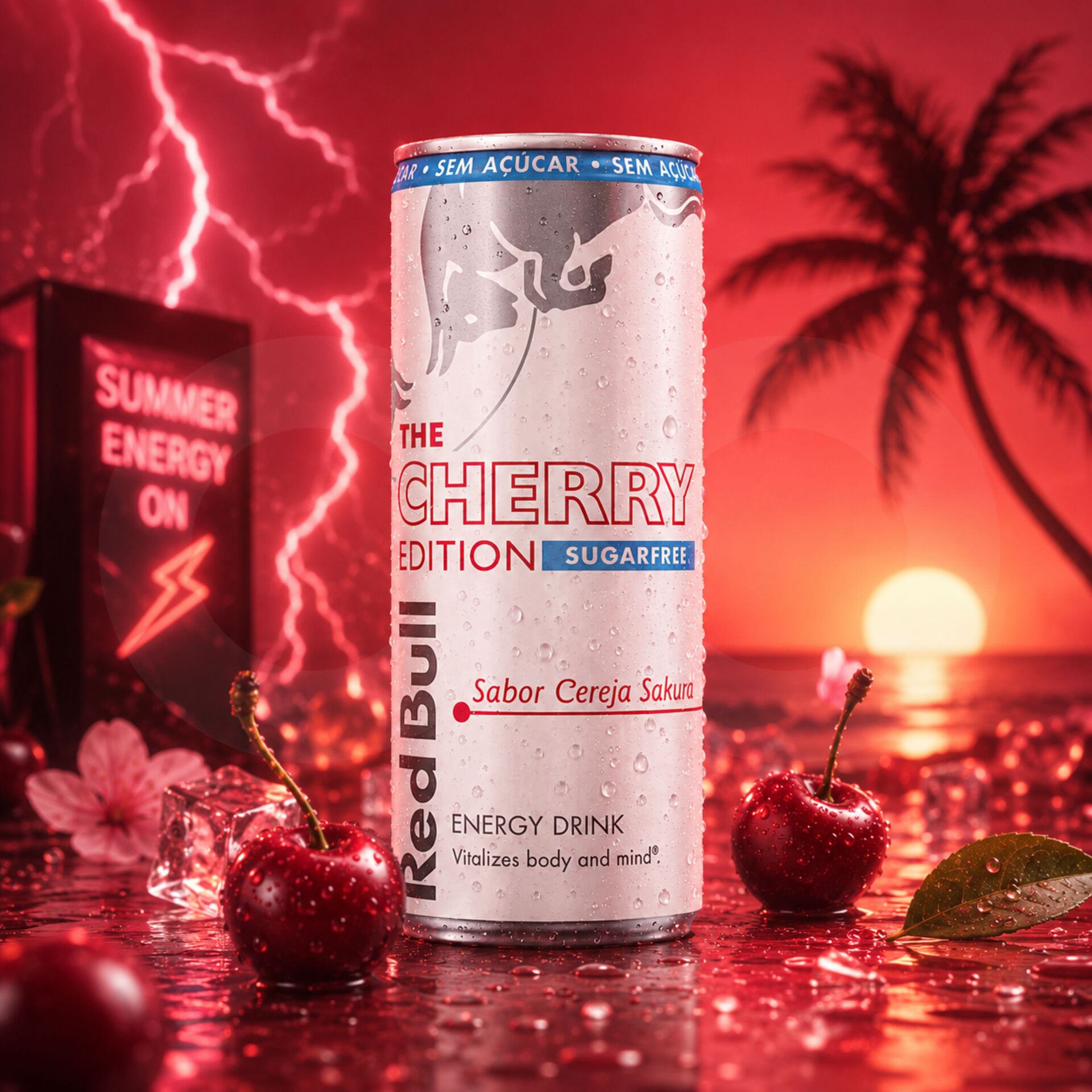 RED BULL® Cereja Sugarfree 250ml