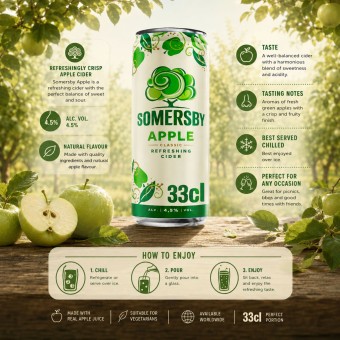 SOMERSBY® Cydr Jablkowy 330ml