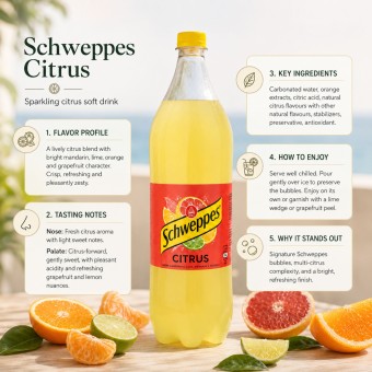 SCHWEPPES® Citrus Tonic Water 1.5L