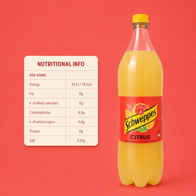 SCHWEPPES® Citrus Tonic Water 1.5L
