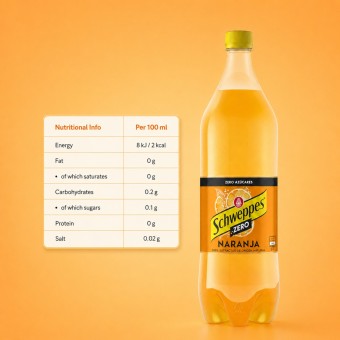 SCHWEPPES® Eau Tonique Orange Zero 1.5L