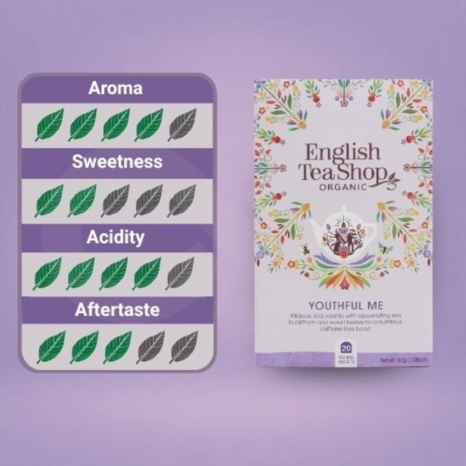ENGLISH TEA SHOP Youthful Me Tea 20 Units