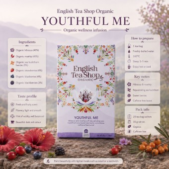 ENGLISH TEA SHOP Youthful Me Tea 20 Units