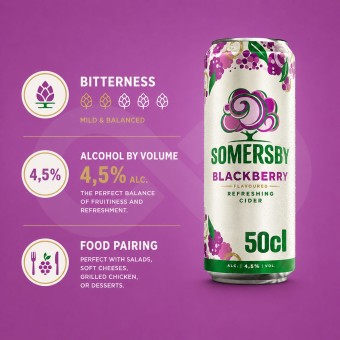 SOMERSBYŽ Sider Blackberry 500ml