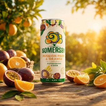 SOMERSBY� Cider Passionfruit & Orange 330ml