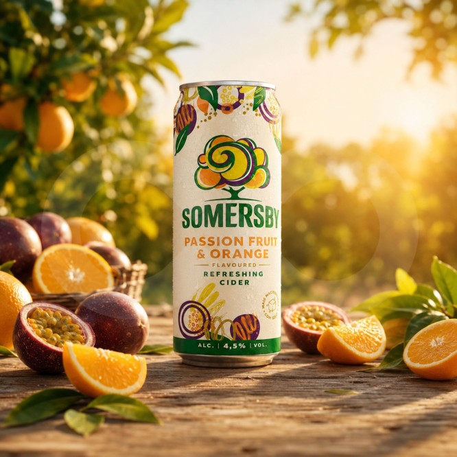 SOMERSBY� Cider Passionfruit & Orange 330ml