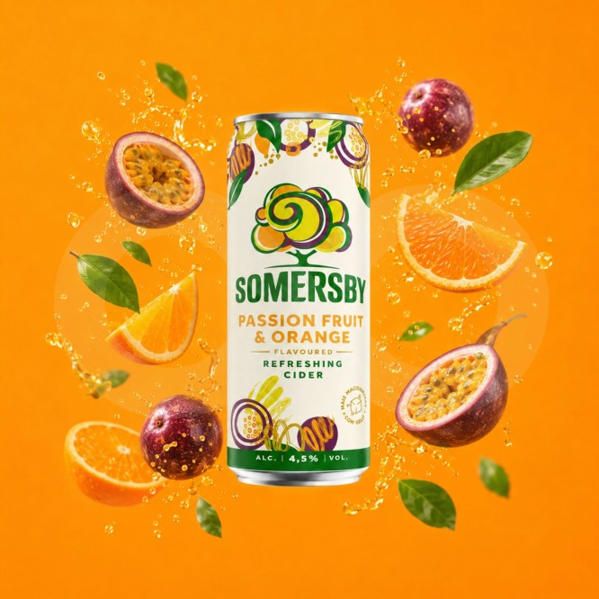 SOMERSBY� Cider Passionfruit & Orange 330ml