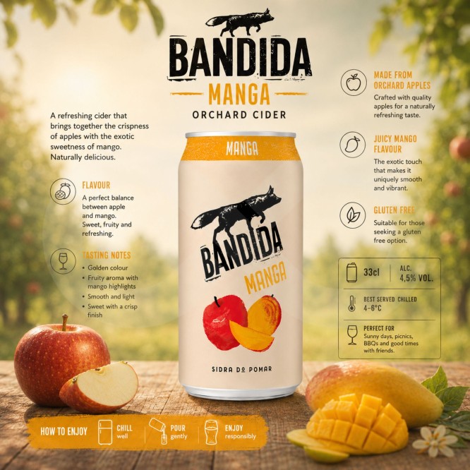 BANDIDA DO POMAR� Mango Cider 330ml