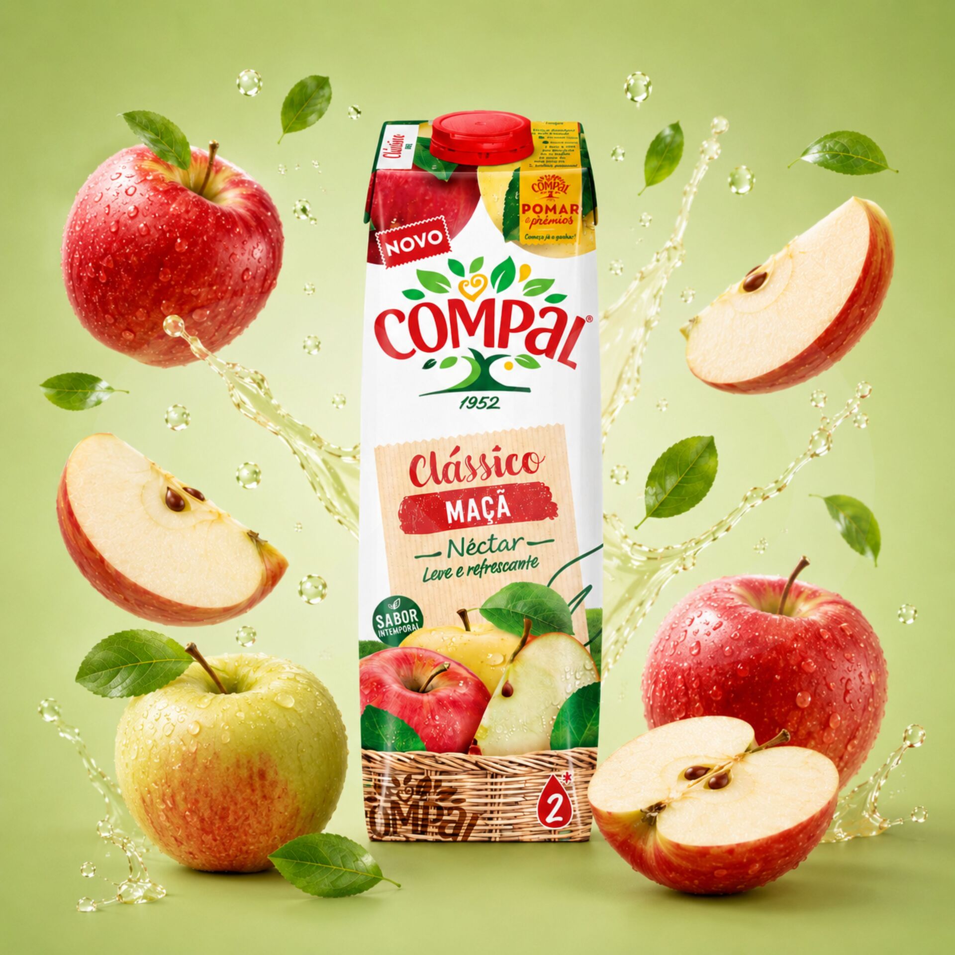 COMPAL® Néctar Manzana 1L