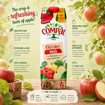 COMPAL® Néctar Manzana 1L