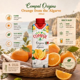 COMPAL® Origins Pomarancza z Algarve 300ml