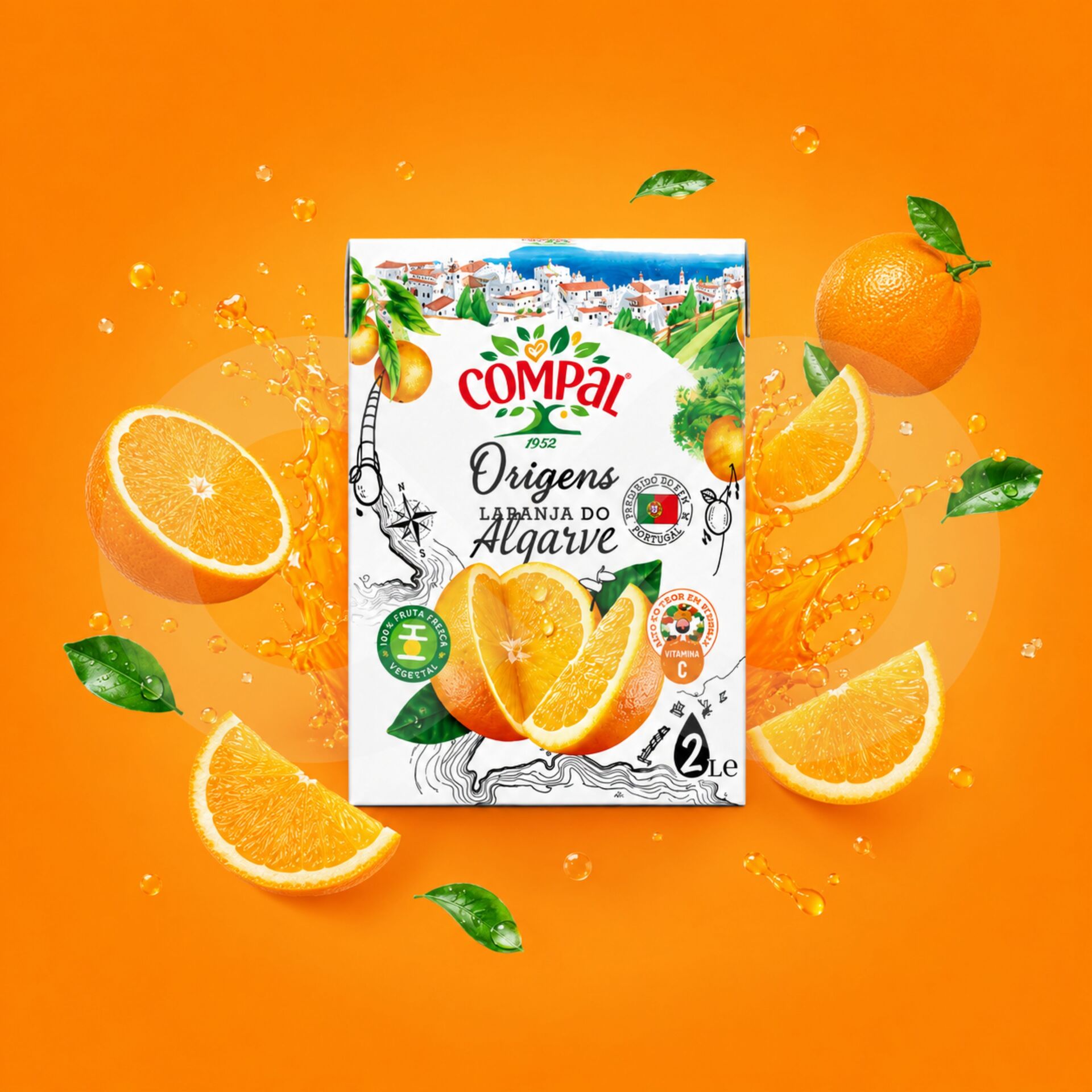 COMPAL® Orígenes Naranja del Algarve 200ml