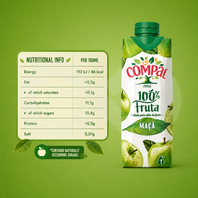 COMPAL� Jablko 100% Owoc�w 300ml