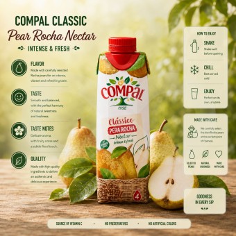 COMPAL® Rocha-Birnennektar 300ml