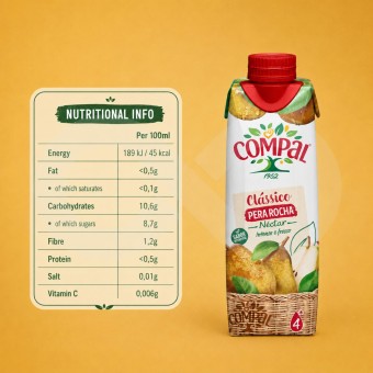 COMPAL® Rocha-Birnennektar 300ml