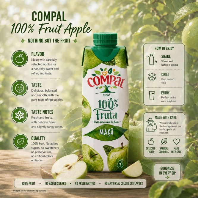 COMPAL� Jablko 100% Owoc�w 300ml