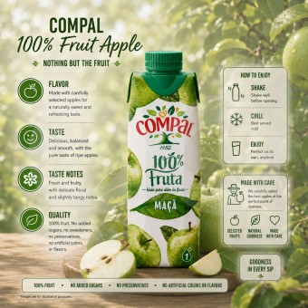 COMPAL� Jablko 100% Owoc�w 300ml
