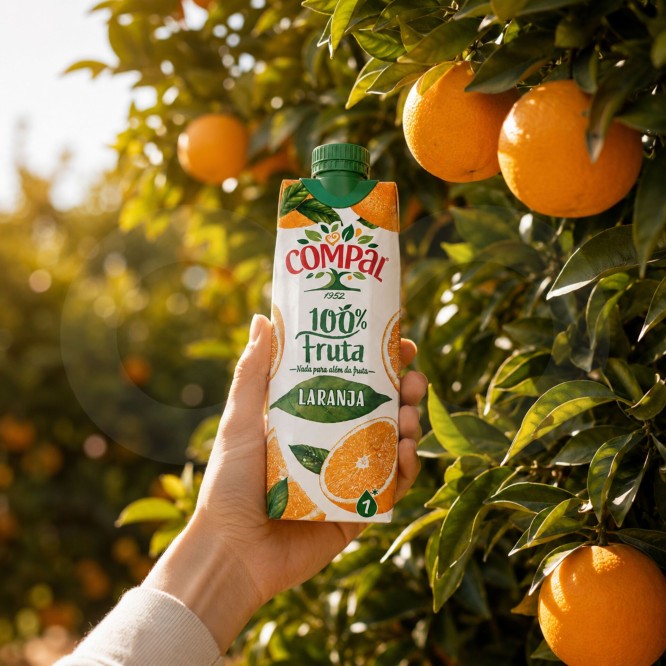 COMPAL® Naranja 100% Fruta 300ml