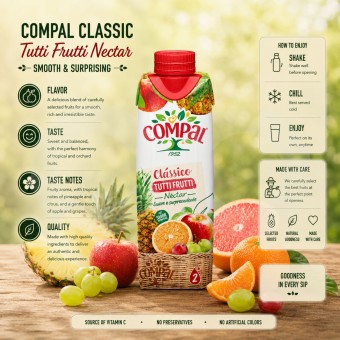 COMPAL® Tutti-Frutti-Nektar 300ml