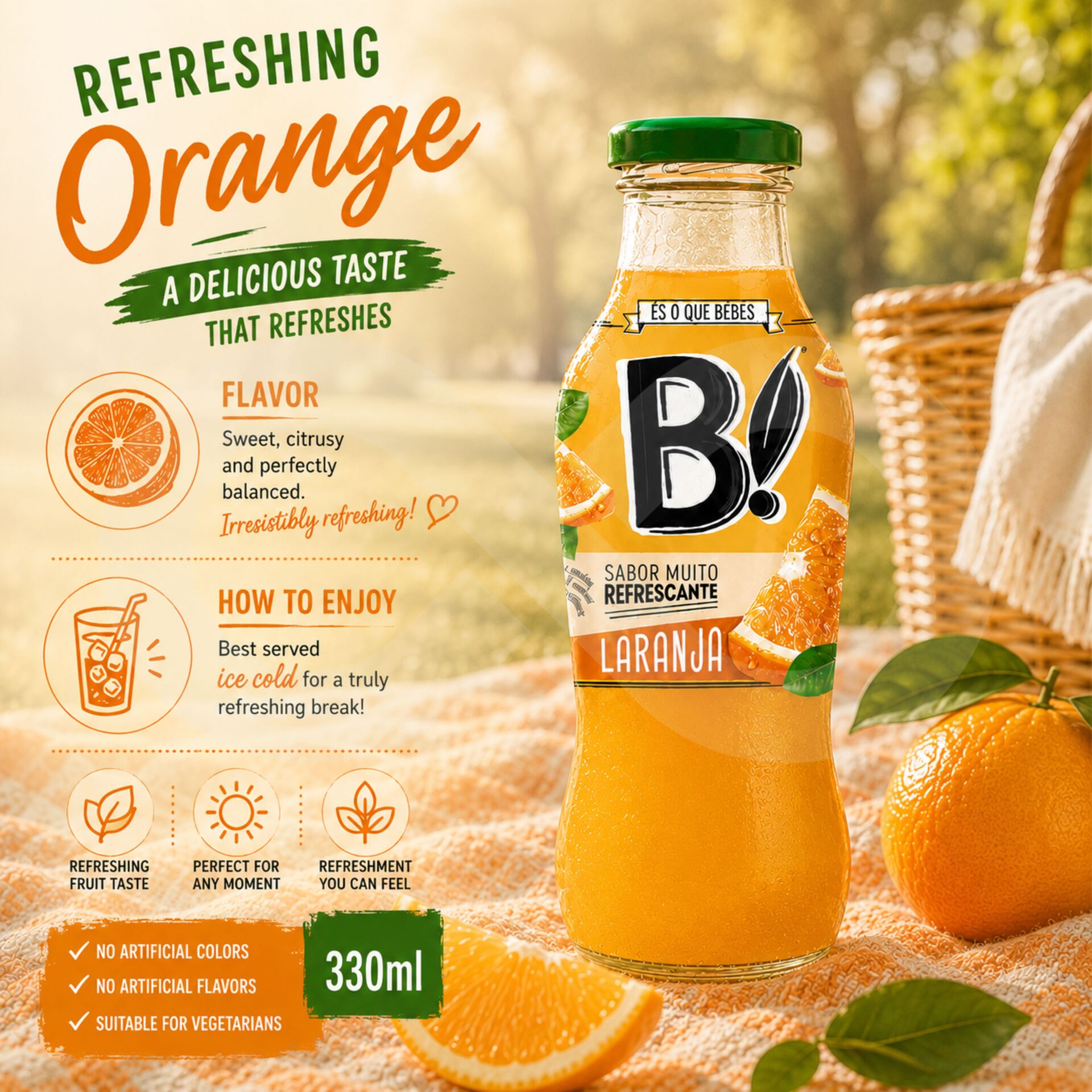 B!® Naranja 330ml