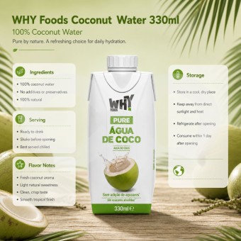 WHY FOODS® Kokoswasser 330ml