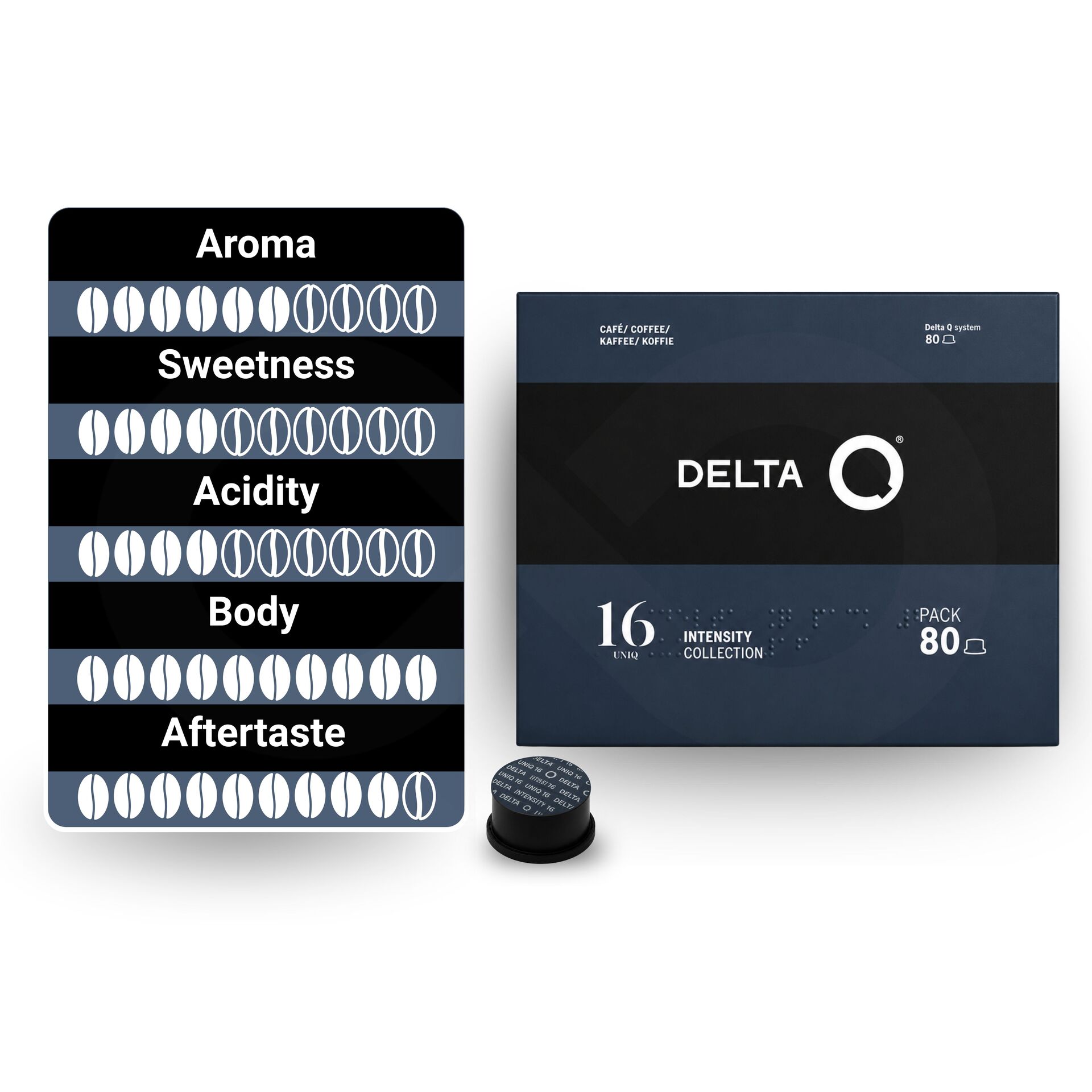 DELTA Q® Delta Q Capsules Uniq Pack 80 un.